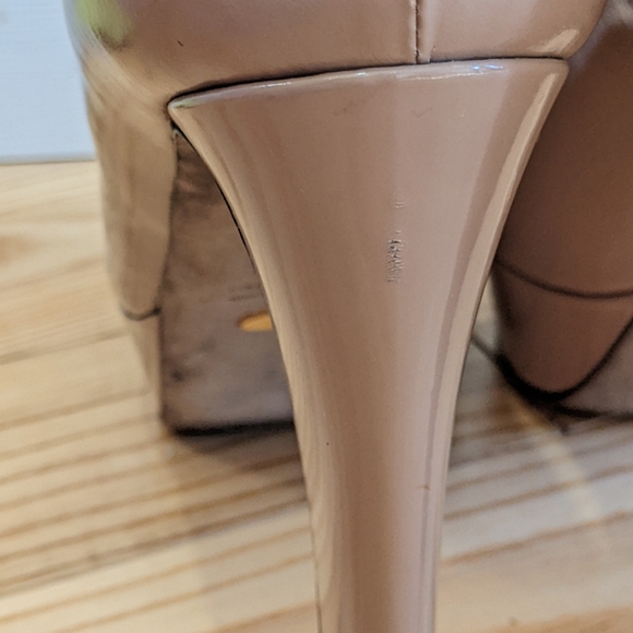 Platform pumps patent leather nude - Picture 5 of 6